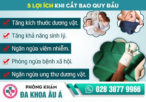 LỢI ÍCH TUYỆT VỜI KHI CẮT BAO QUY ĐẦU