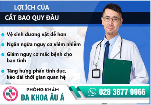 Lợi ích của việc cắt da bao quy đầu đem lại cho nam giới
