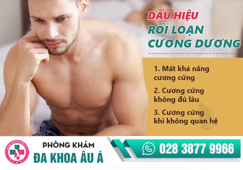 Rối loạn cương dương có triệu chứng như thế nào?