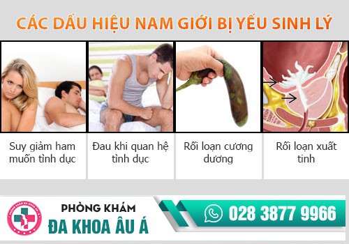 Biểu hiện của yếu sinh lý